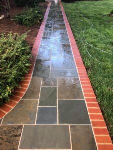 Sealing Pavers with Sealer in Matthews NC
