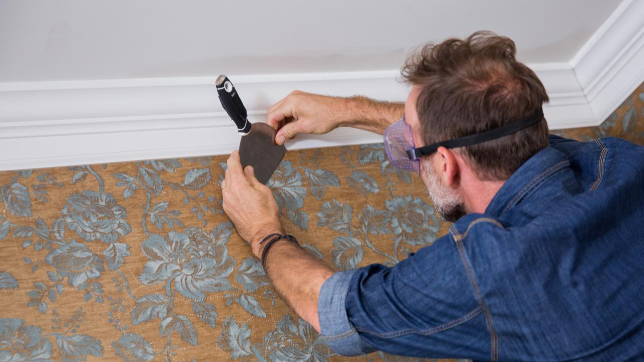 How to Paint Over Wallpaper