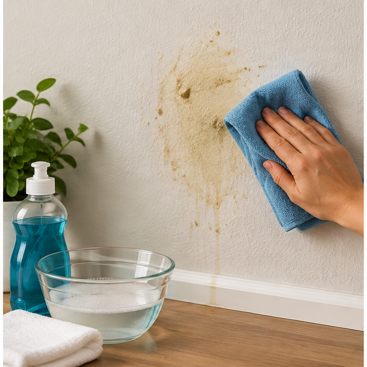 How to Get Oil Stain Off Wall?