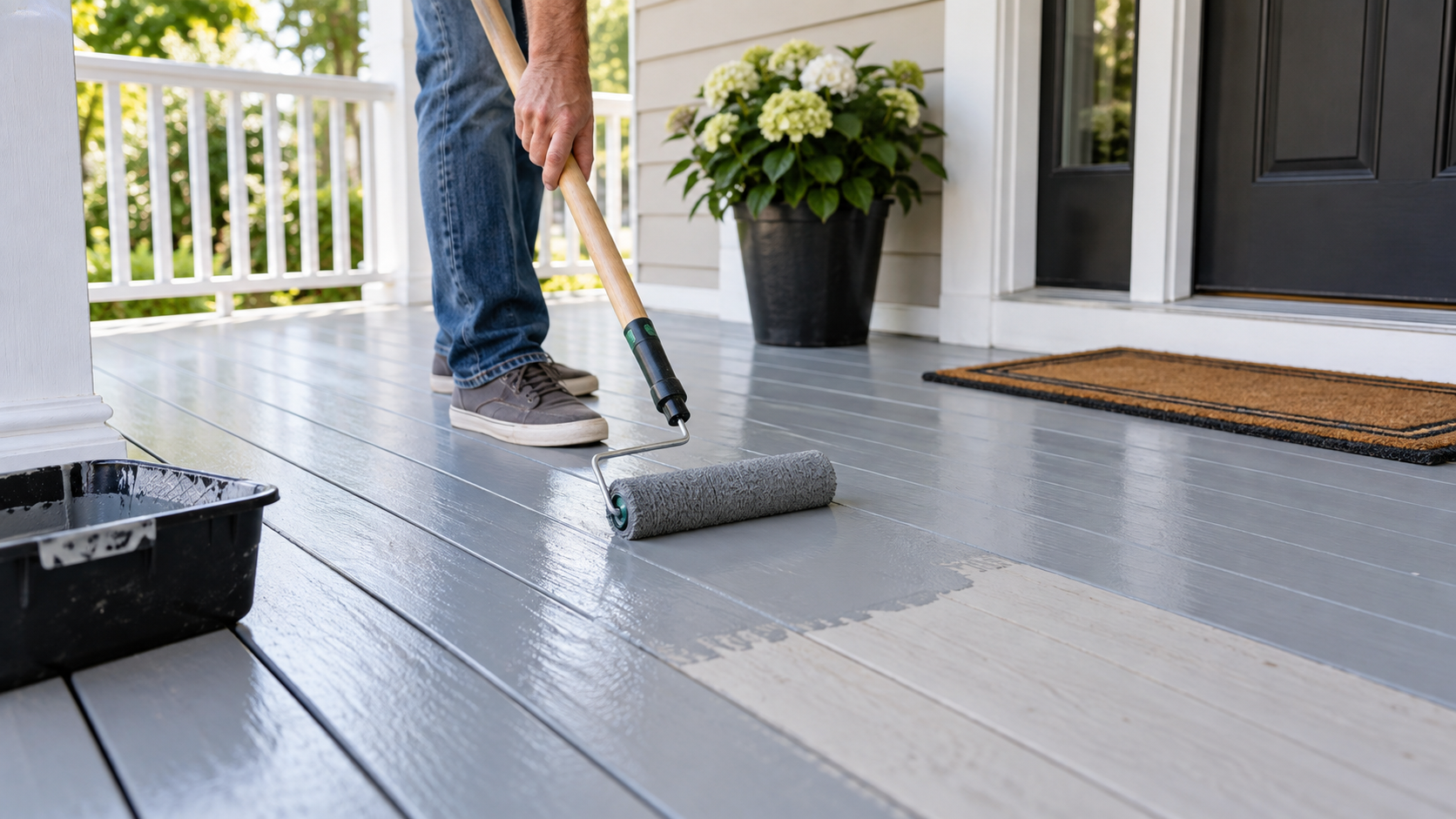 How to paint a porch floor