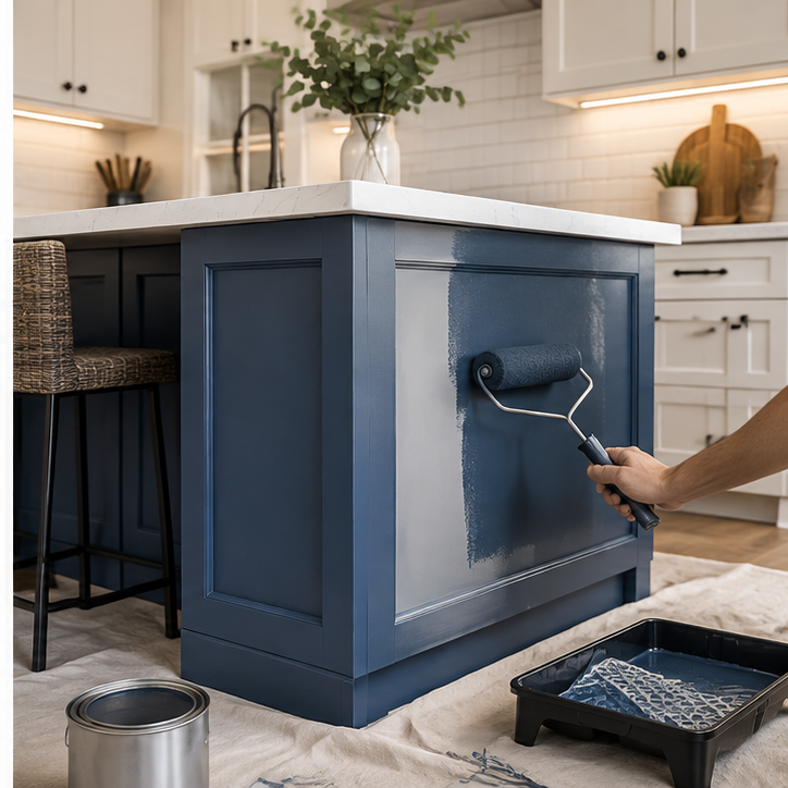 How to Paint Kitchen Island