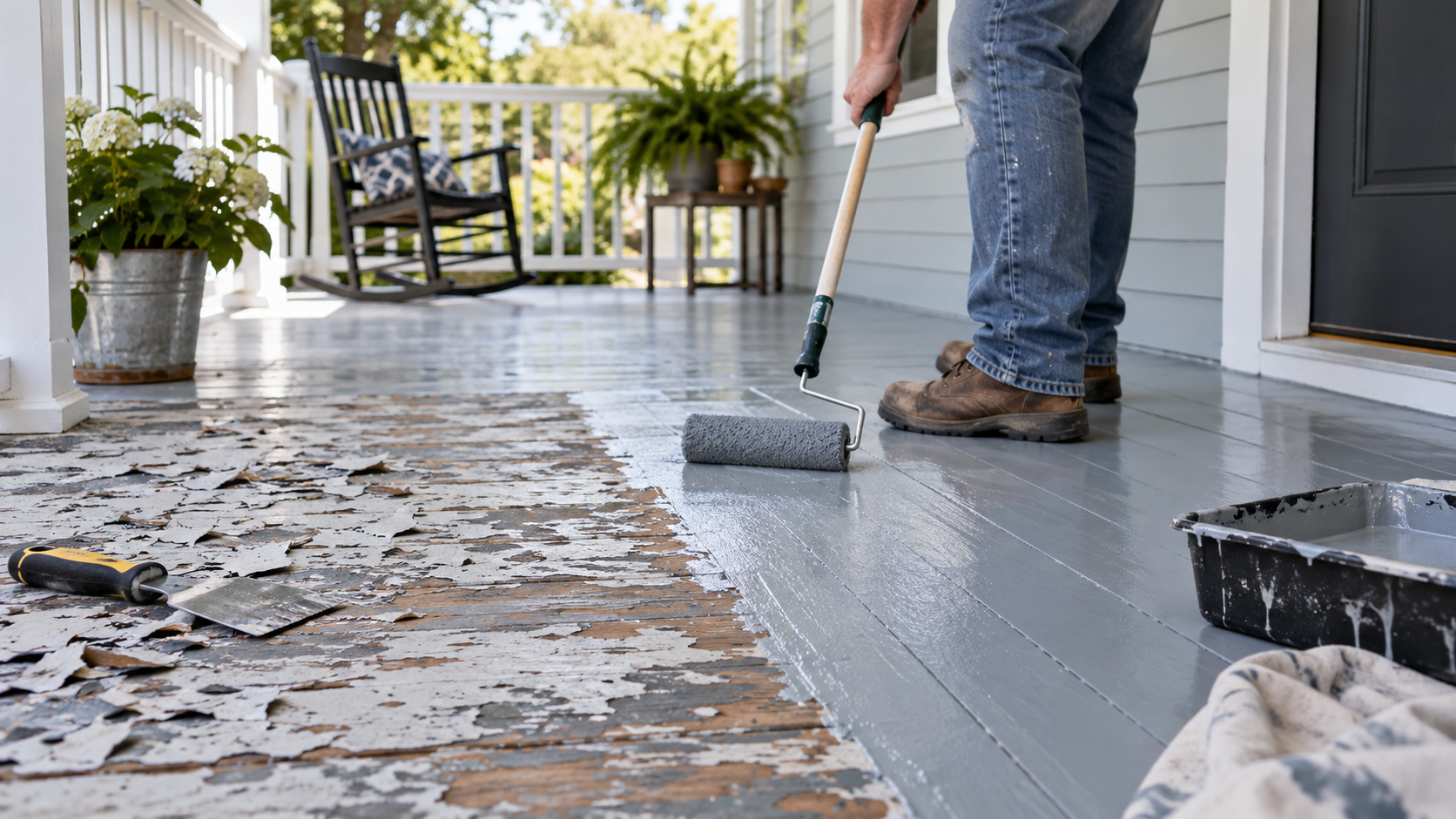 How to Repaint a Porch Floor?