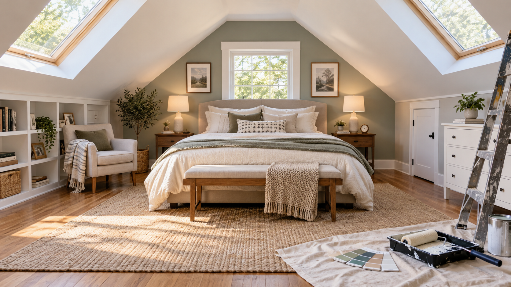 How to turn an attic into a bedroom